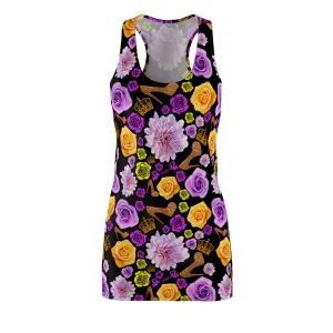 Mira Dress 'Gold flower shoes'