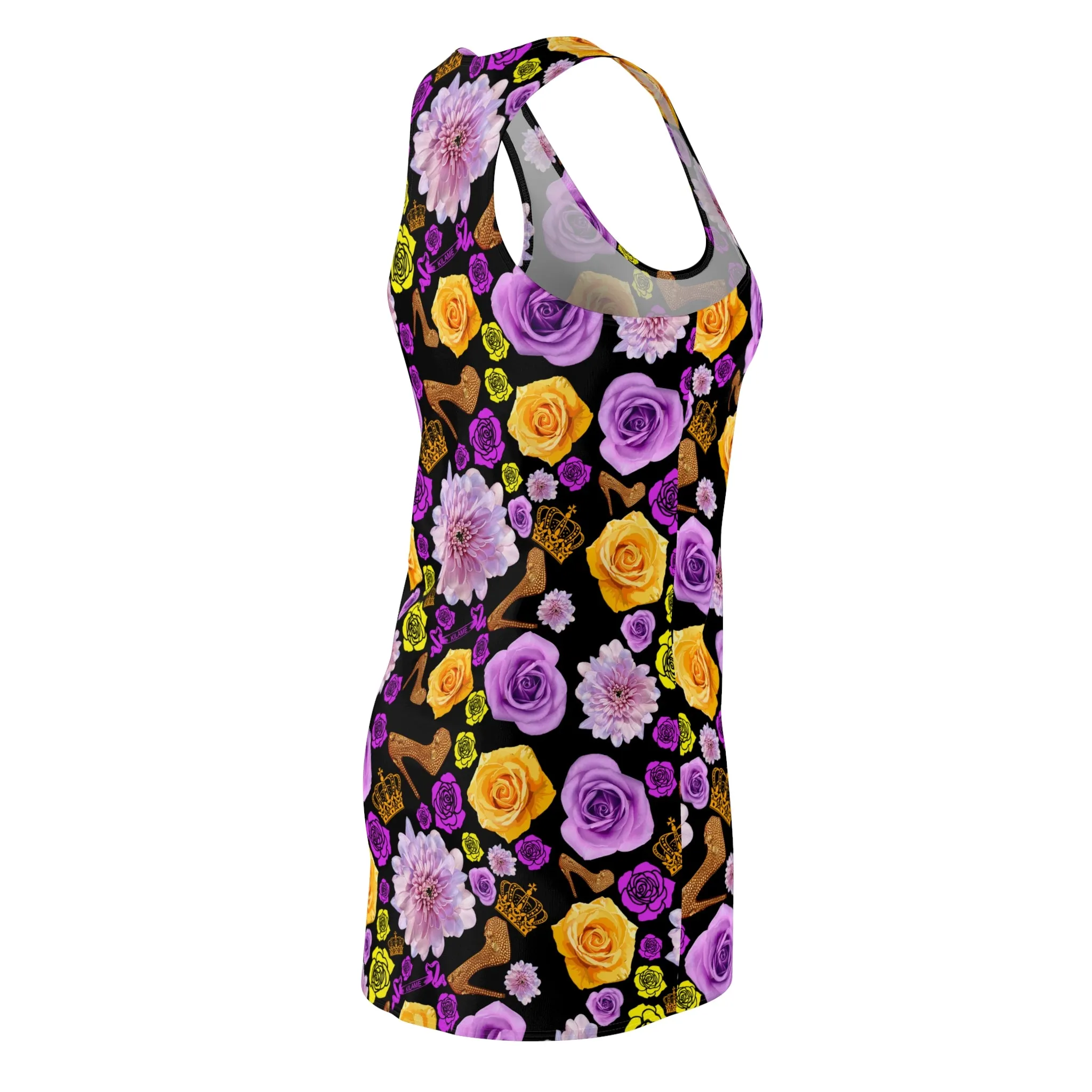 Mira Dress 'Gold flower shoes'