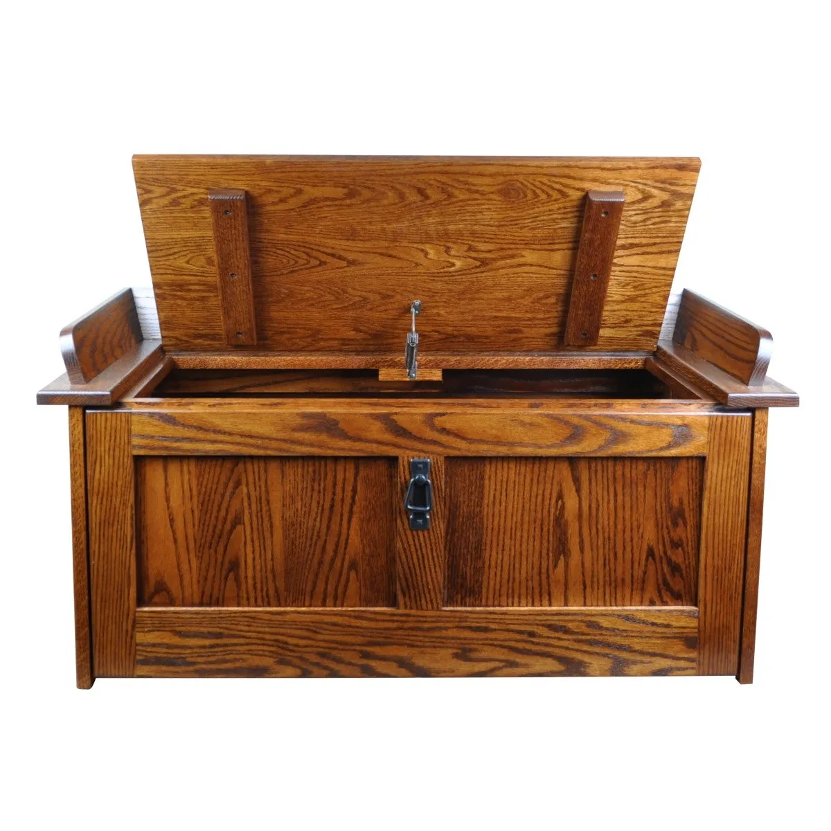 Mission Style Shoe Storage Bench