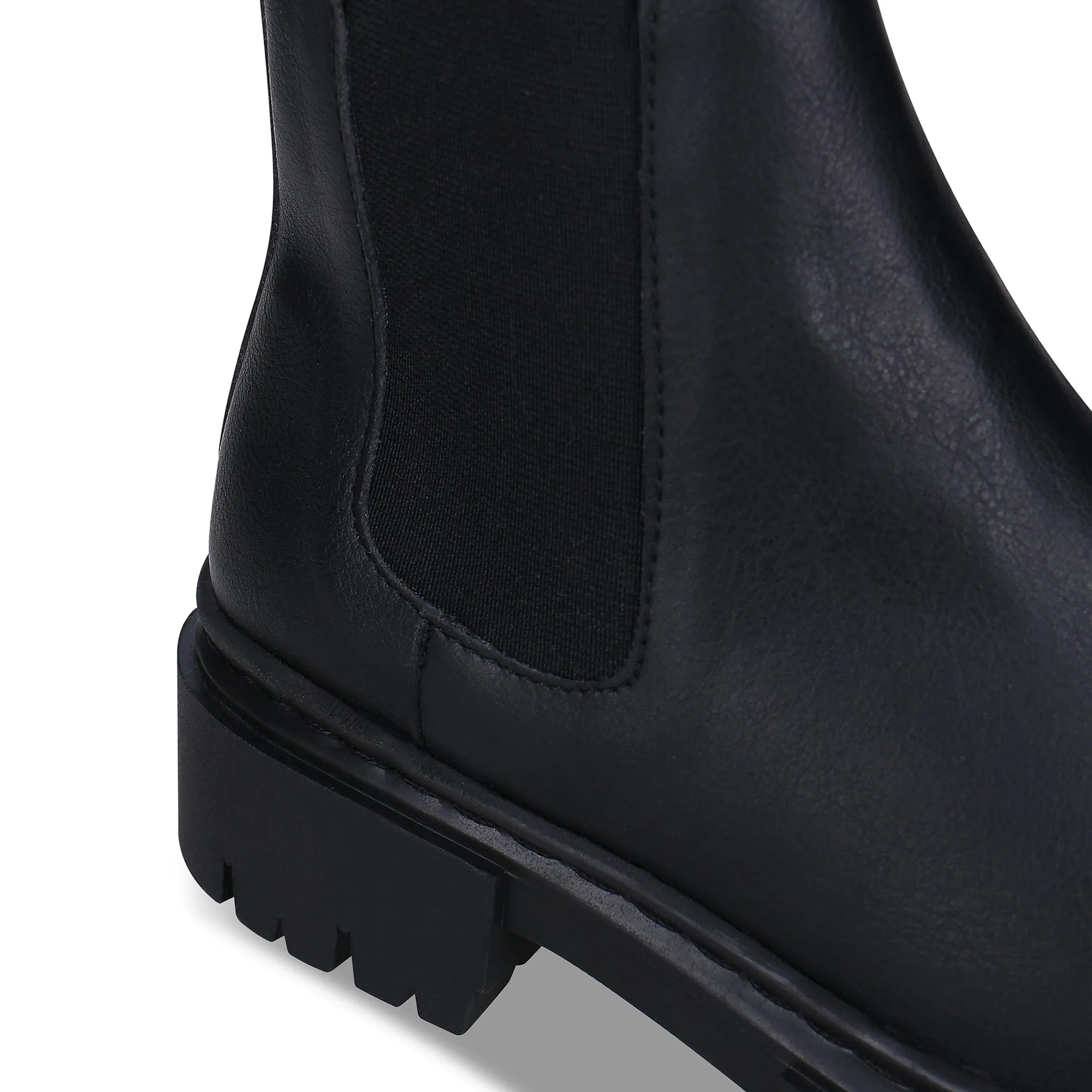 Molly Women's Vegan Leather Chelsea Boots | Black