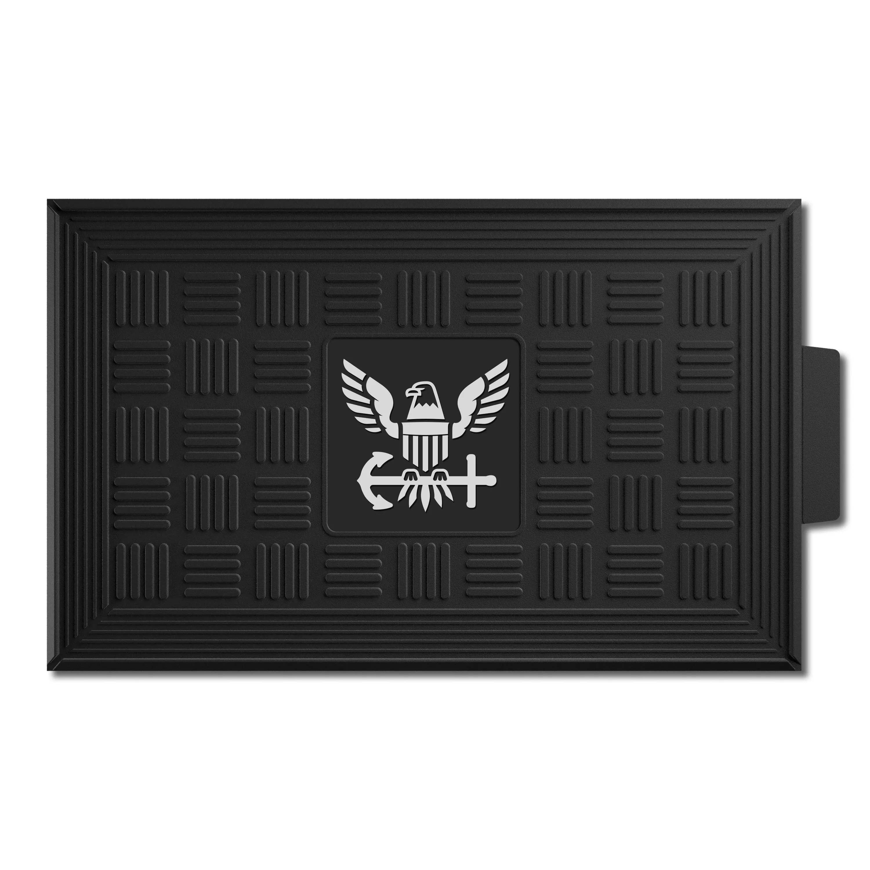 NAVY Medallion Door Mat