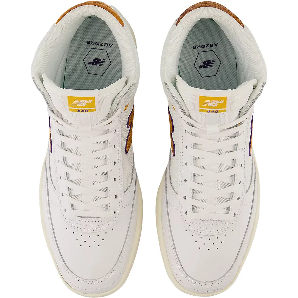 New Balance Numeric 440 High Shoes White/Yellow