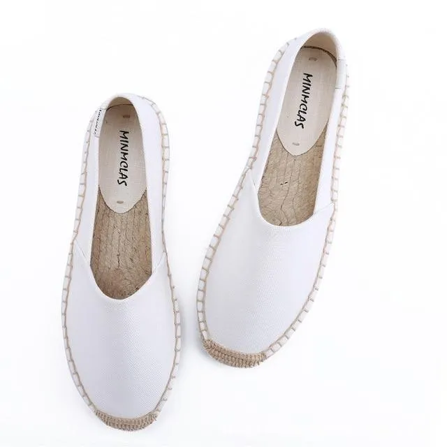New Fashion Embroidery Comfortable Ladies Womens Casual Espadrilles Shoes