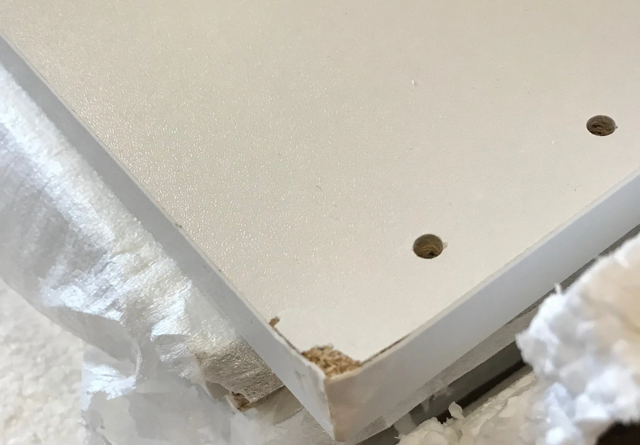 New in box, Note: 1 piece has small damage from shipping, shown in pics! Yak About It Double Door Shoe Cabinet - White
