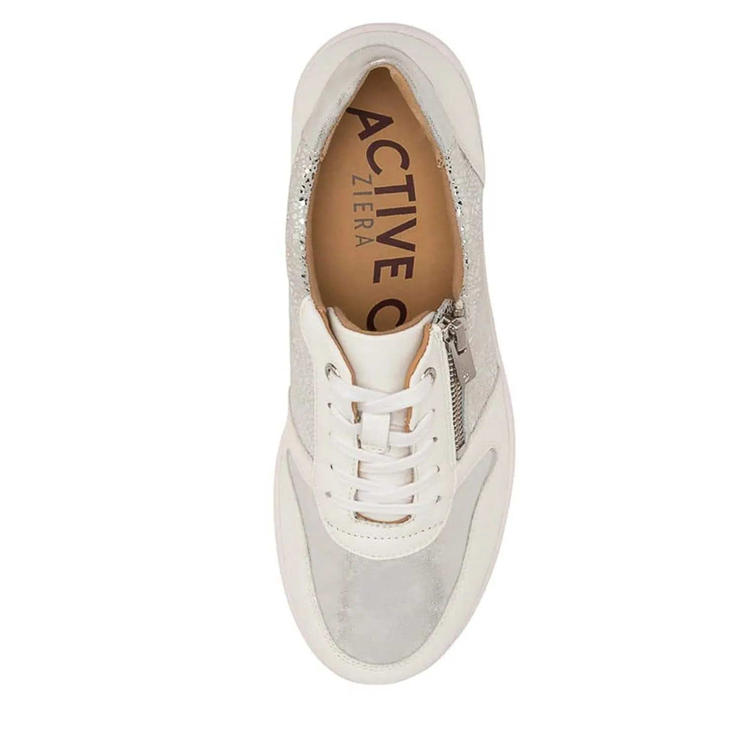 NEWTON W - WHITE-SILVER MULTI LEATHER