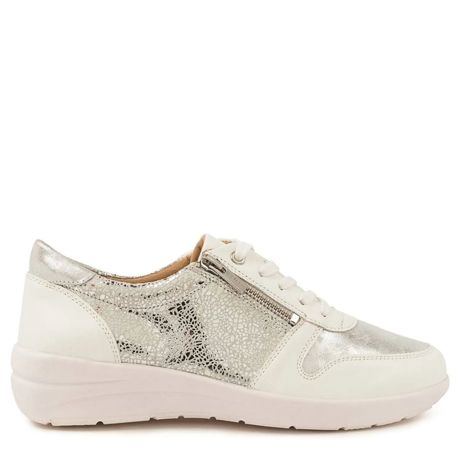 NEWTON W - WHITE-SILVER MULTI LEATHER