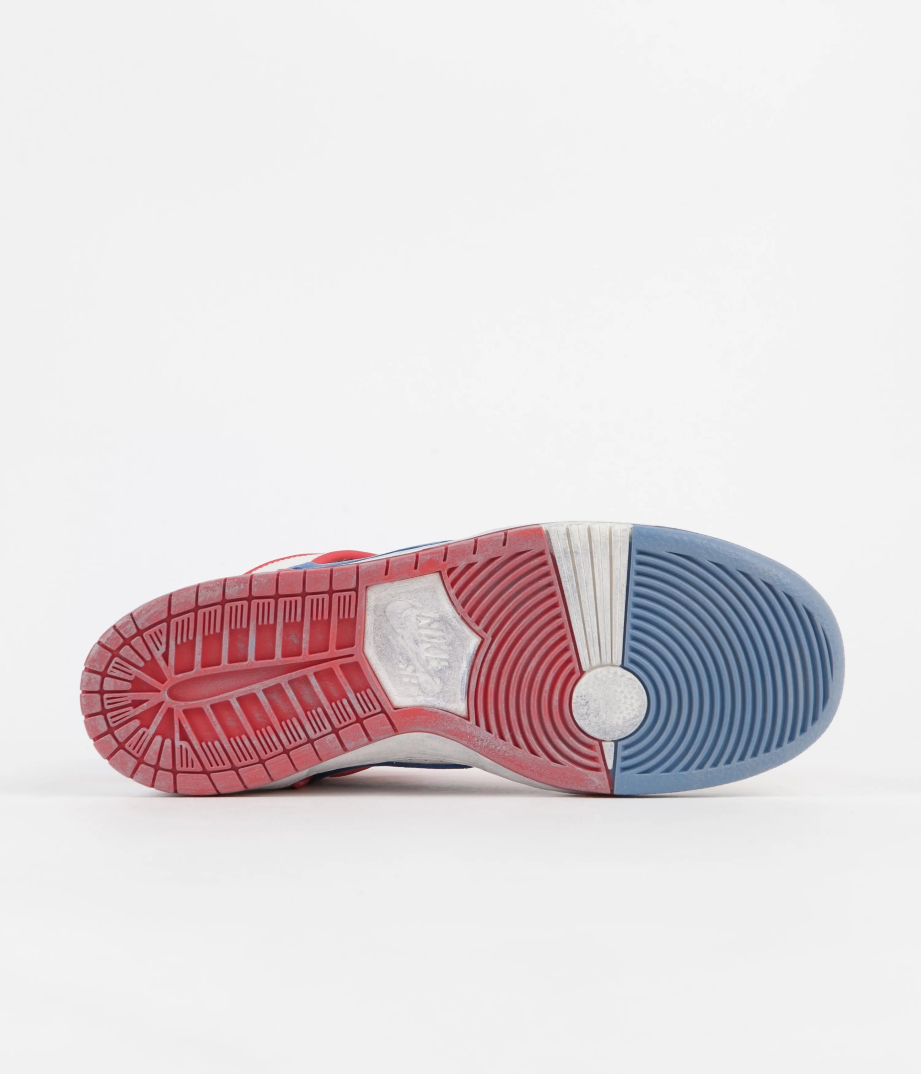 Nike SB x Ishod Wair x Magnus Walker Dunk High 911 Shoes - Sail / Blue Beyond - Track Red