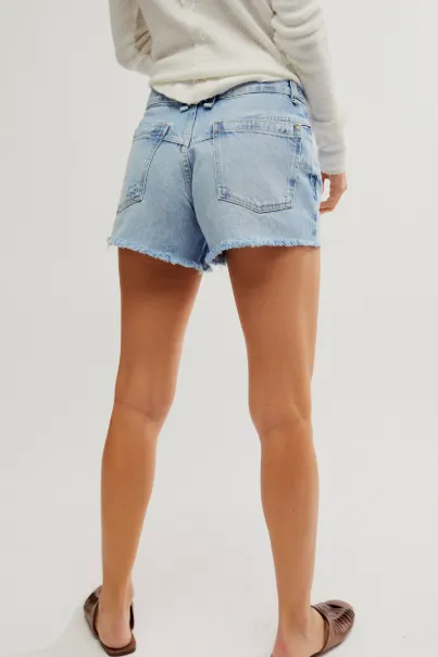 Now or Never Denim Short / Moon Child