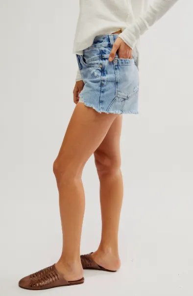Now or Never Denim Short / Moon Child