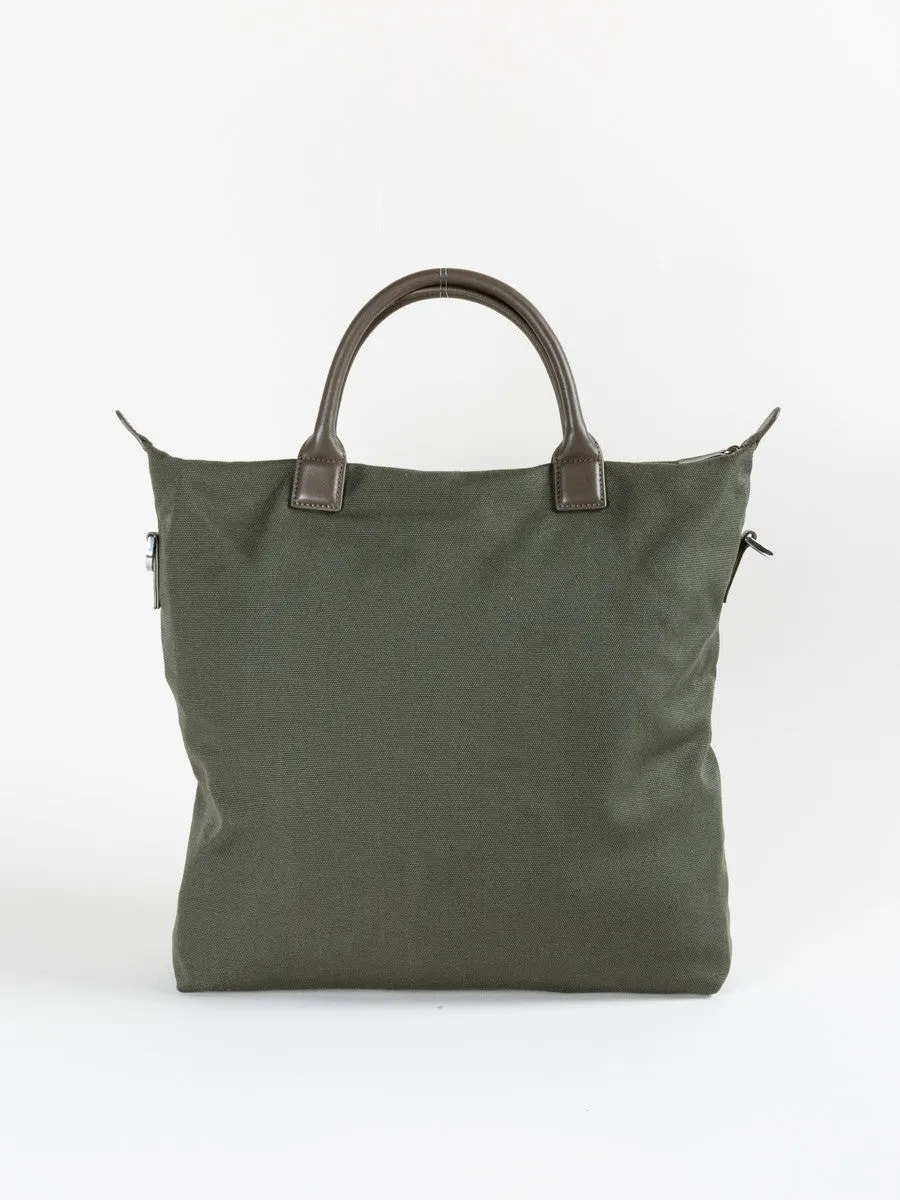 o'hare shopper in olive/gunmetal