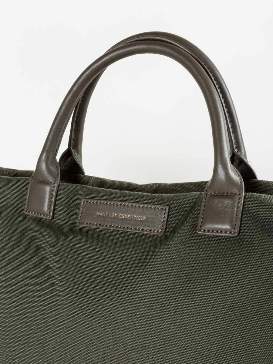o'hare shopper in olive/gunmetal