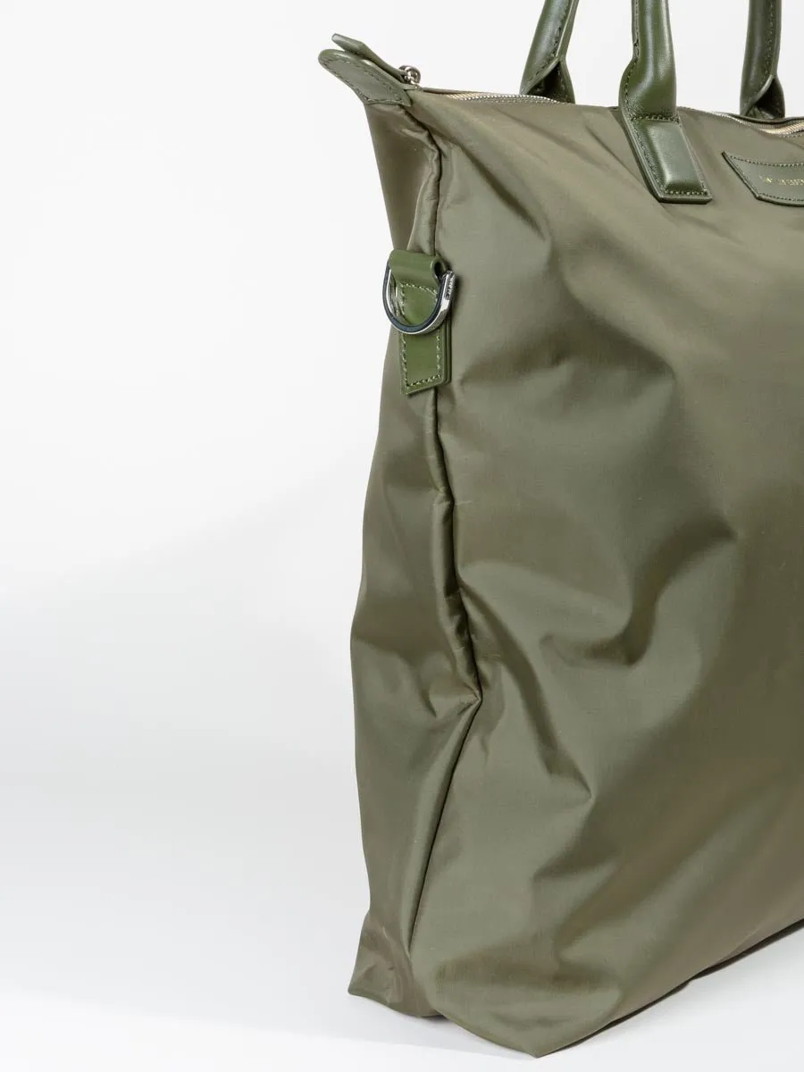 o'hare tote - canteen nylon/duffle green