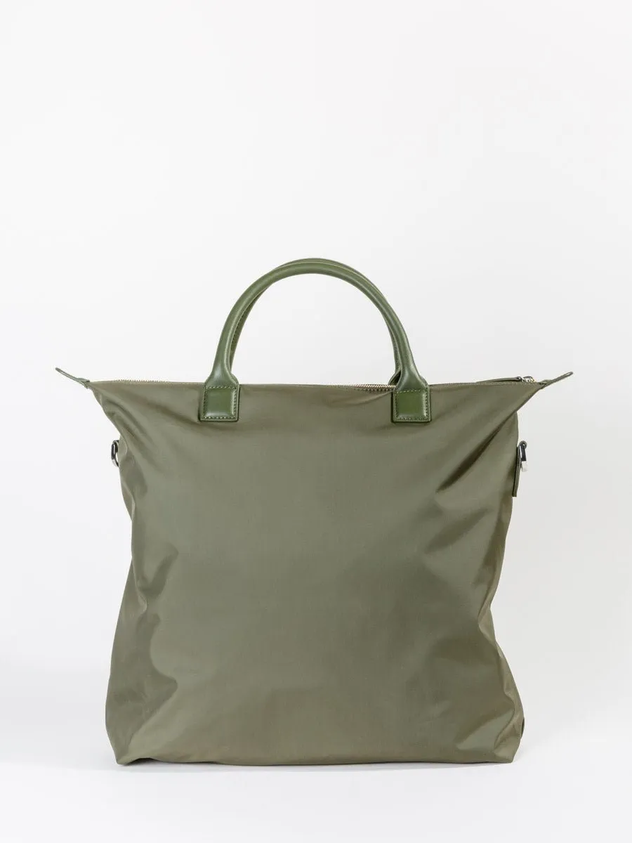 o'hare tote - canteen nylon/duffle green