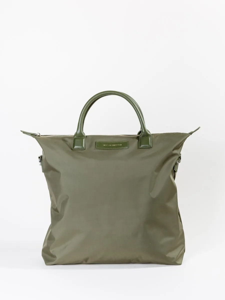 o'hare tote - canteen nylon/duffle green