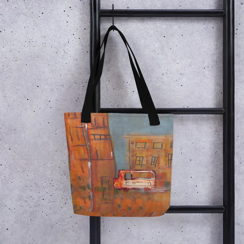On a Trip - Artful Tote Bag