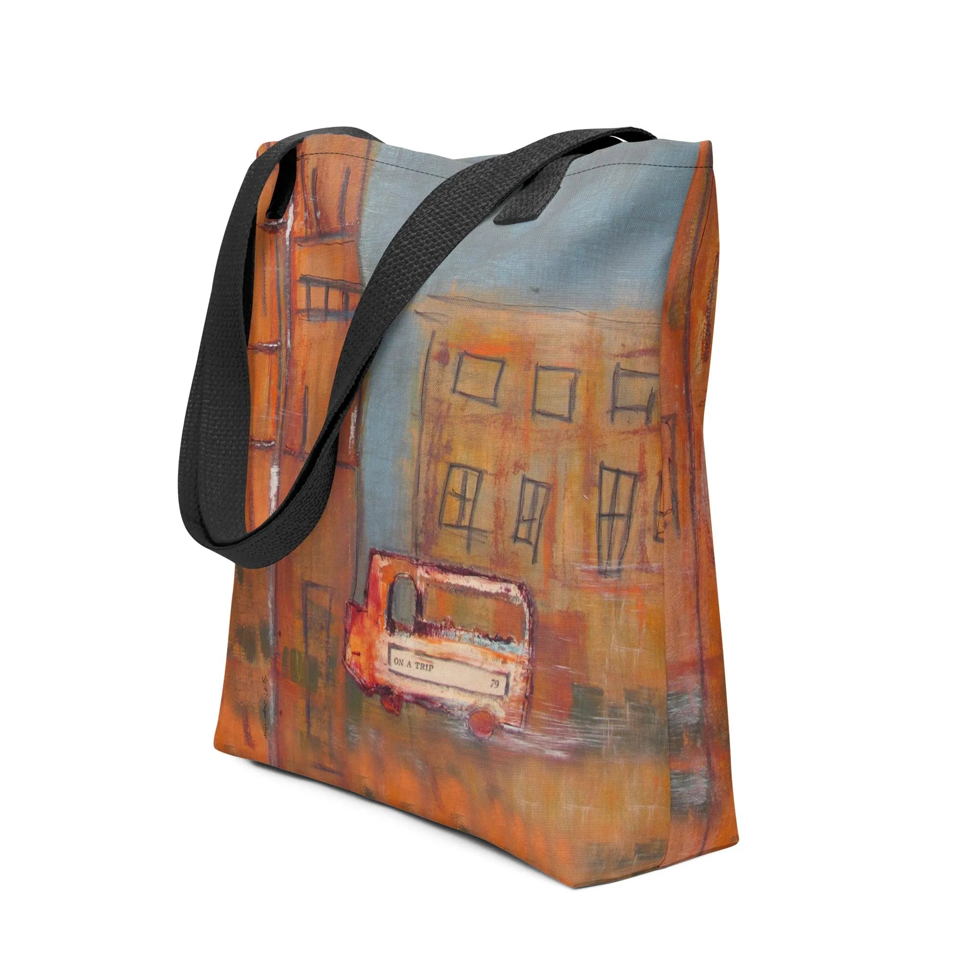 On a Trip - Artful Tote Bag