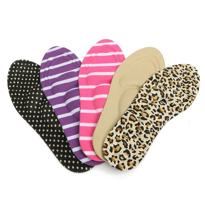 One-pair Women Feet Care Massage High Heels Sponge 3D Shoe Insoles Cushions Pads