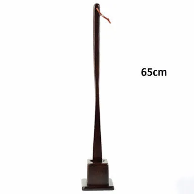 One-pcs Mahogany Craft Wedge Wooden Shoe Horn