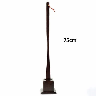 One-pcs Mahogany Craft Wedge Wooden Shoe Horn