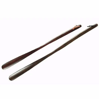 One-pcs Mahogany Craft Wedge Wooden Shoe Horn