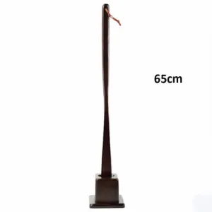 One-pcs Mahogany Craft Wedge Wooden Shoe Horn