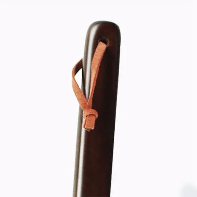 One-pcs Mahogany Craft Wedge Wooden Shoe Horn