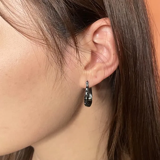 Oval Hoop Earrings-Women Fashion Jewelry