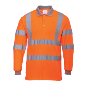 Portwest S277 Hi-Vis Long Sleeved Polo