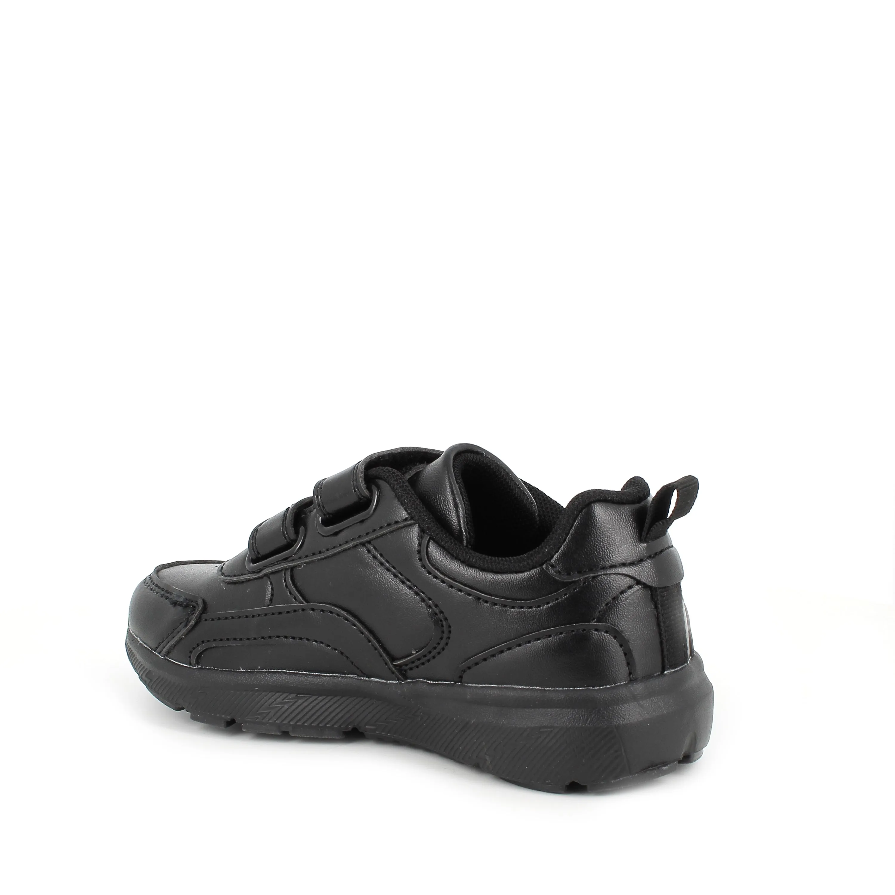 Primigi Black Double Velcro "ANDY" Boys School Shoes