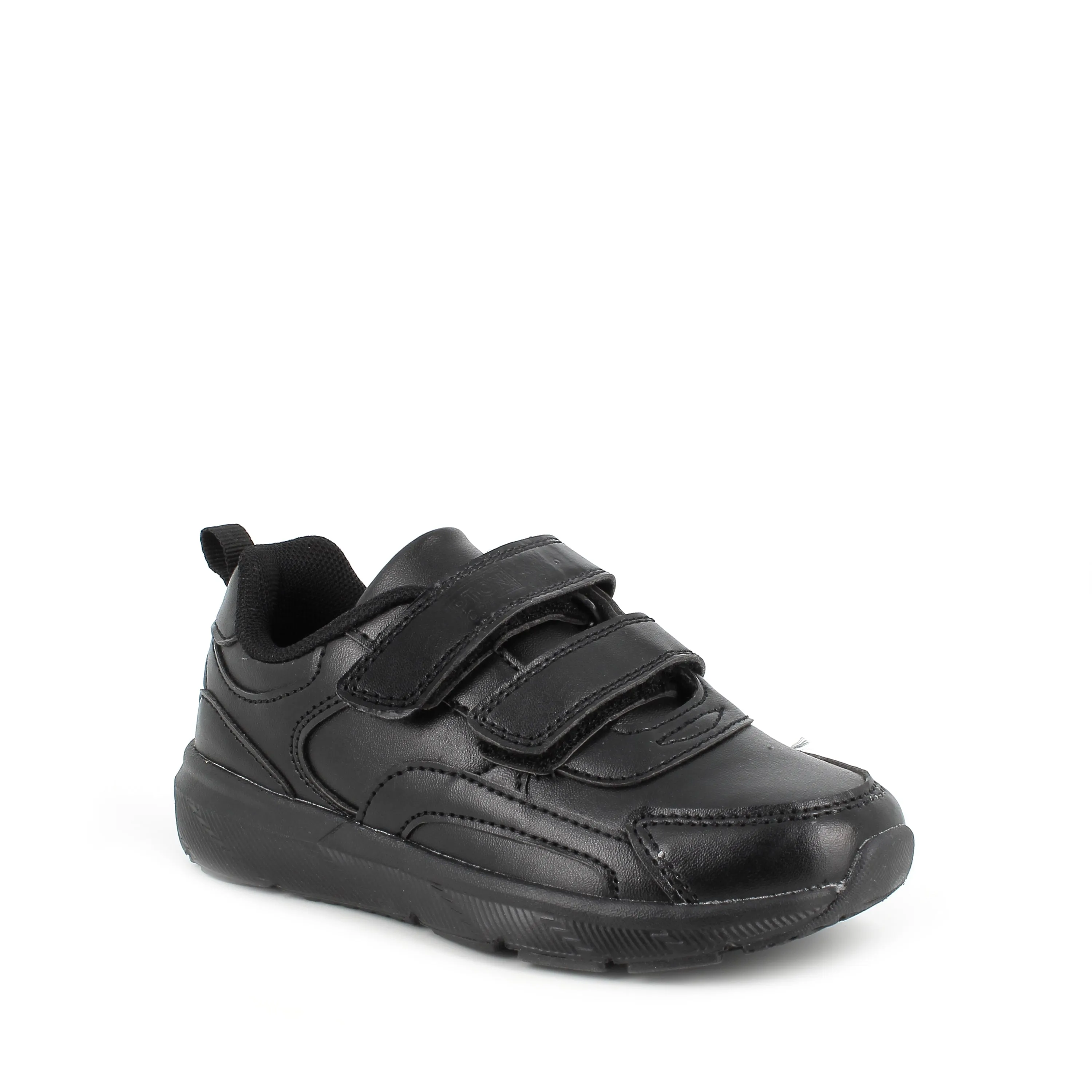 Primigi Black Double Velcro "ANDY" Boys School Shoes