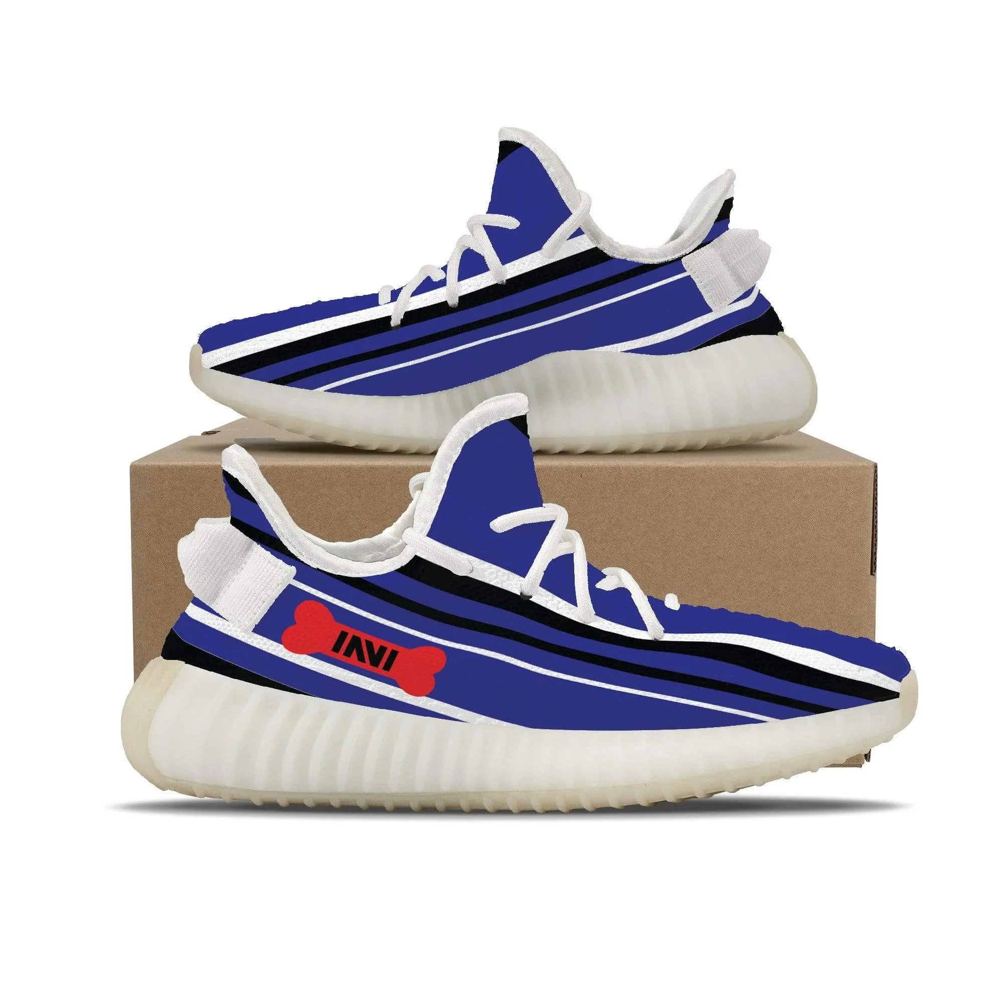 Pup Pride Mesh Knit Sneaker - White