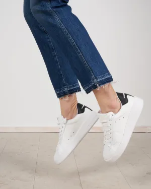 pure star sneaker - white/black