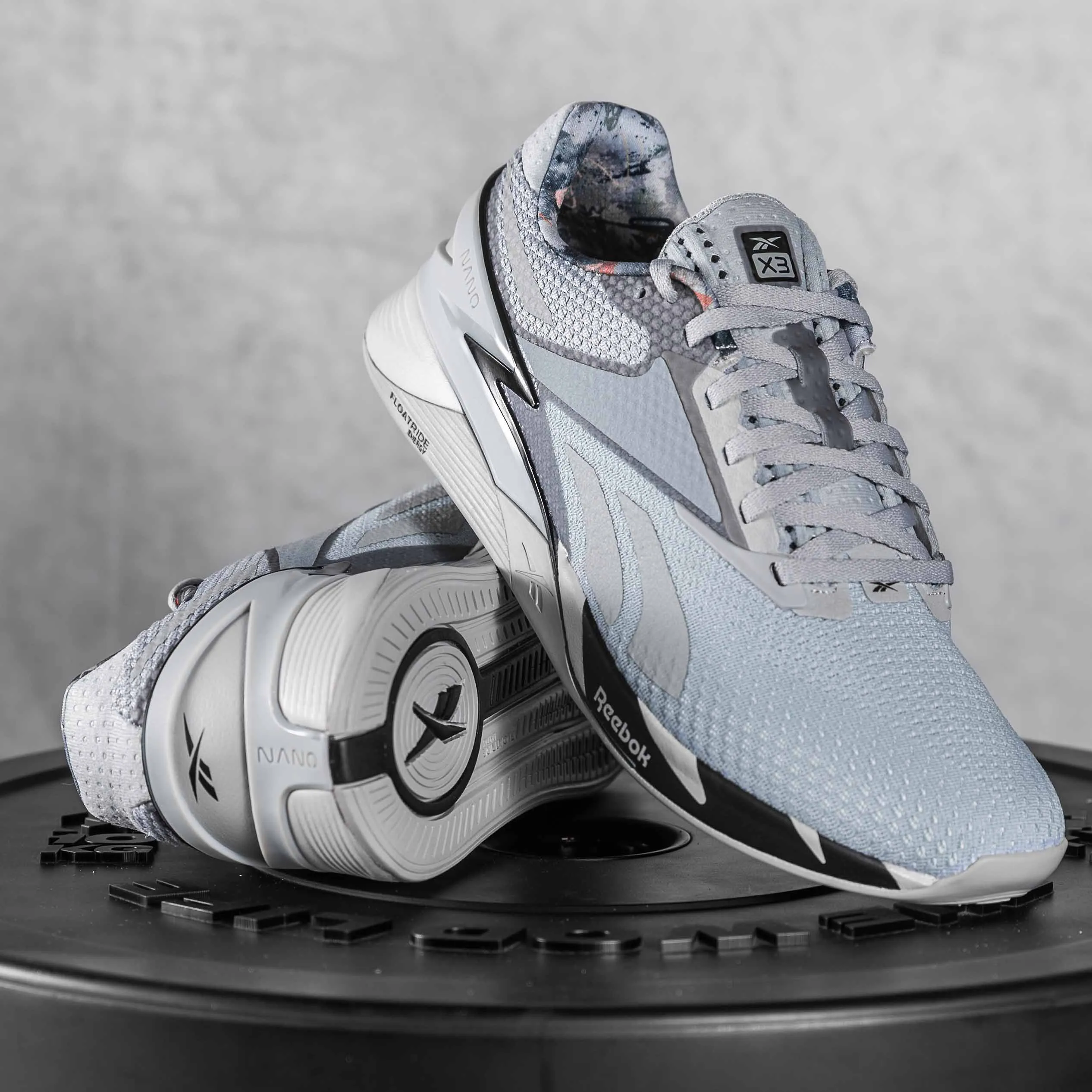 Reebok - Nano X3 - Women's - PURE GREY 3/CORE BLACK/BURNT ORANGE