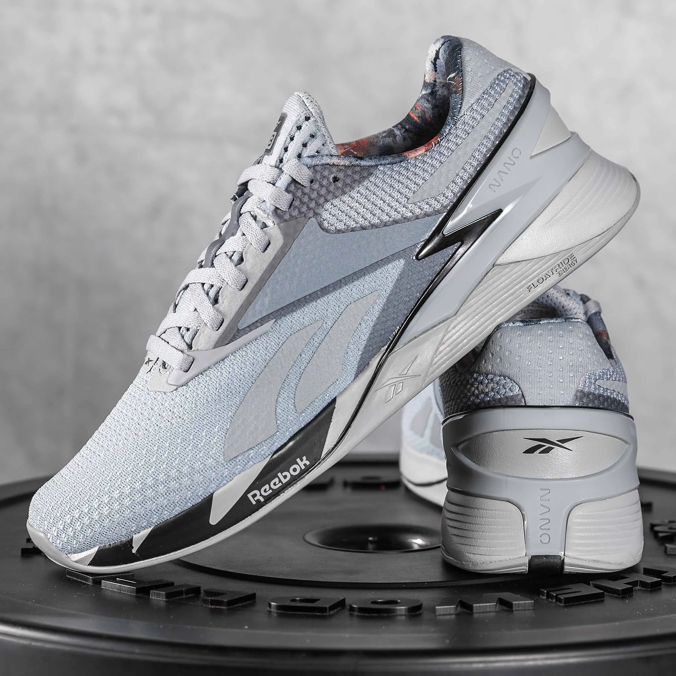 Reebok - Nano X3 - Women's - PURE GREY 3/CORE BLACK/BURNT ORANGE
