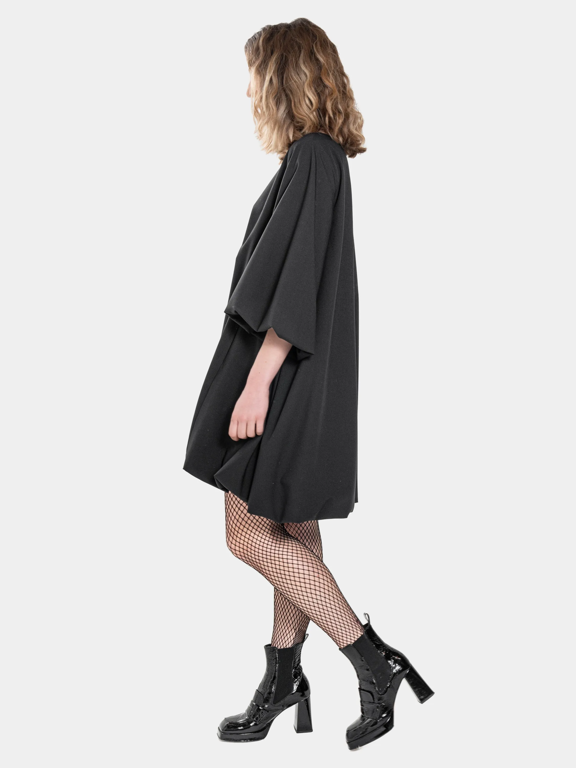 Round Neck Balloon Dress