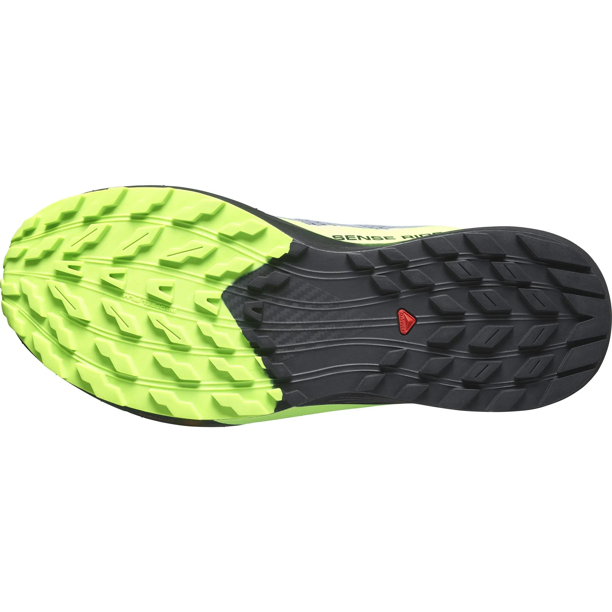 Salomon - Sense Ride 5 - Black/Laurel Wreath/Green Gecko - Men's