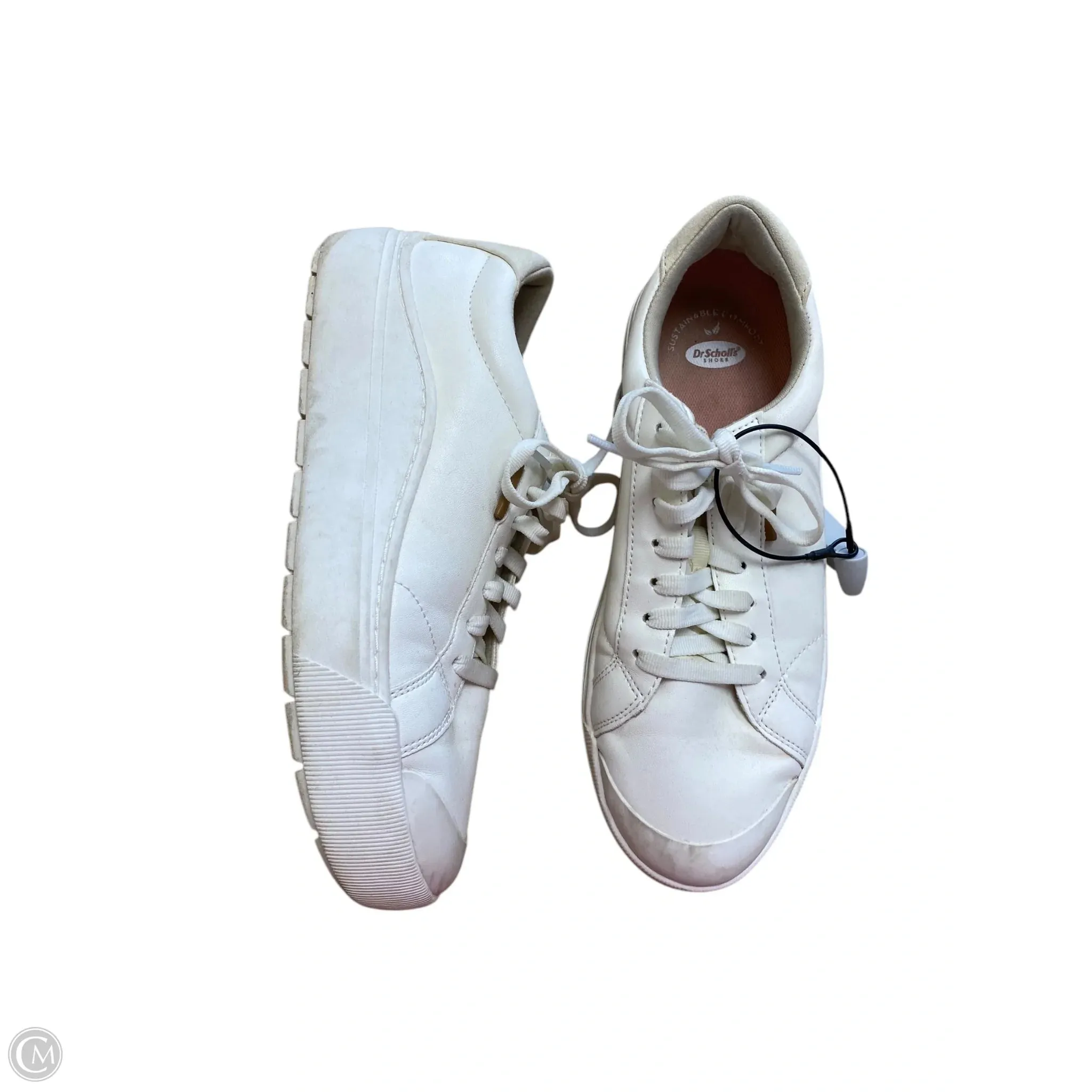 Shoes Sneakers By Dr Scholls In Cream, Size: 8