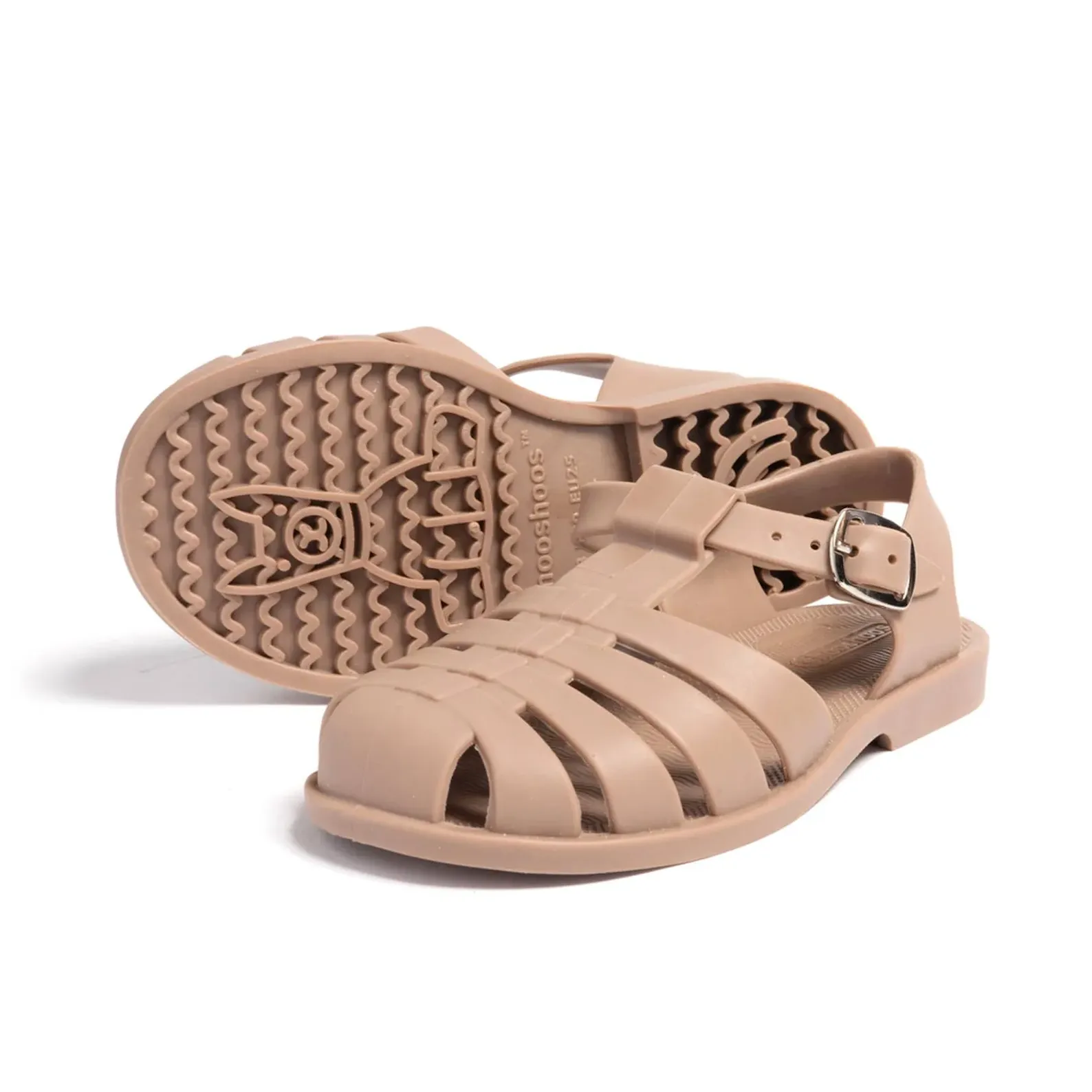 Shooshoos Jelly Sandal Sweet Heart (Brown)