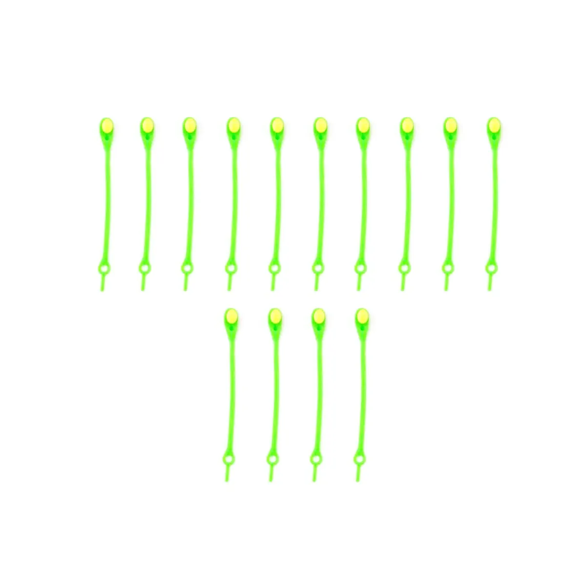 Silicone No Tie Lazy Laces - set of 14