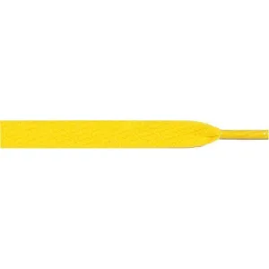 Skateboard Flat 1/2" - Yellow (12 Pair Pack) Shoelaces