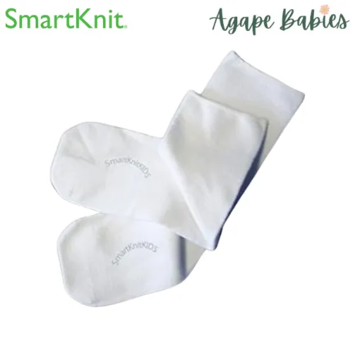 SmartKnitKids Seamless Socks White