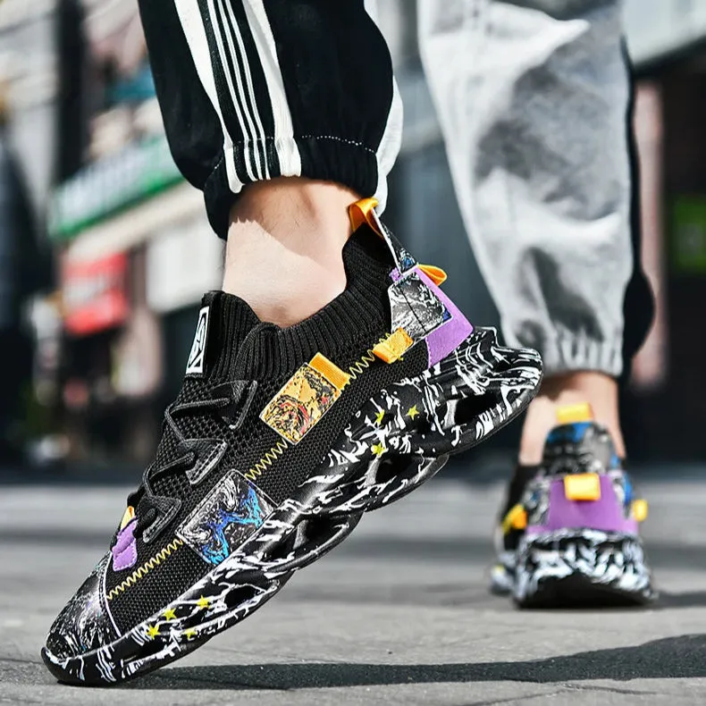 Sneakers Casual Shoes – Tenis Luxury Shoes, Trainer Race Breathable Shoes, Fashion Loafers, Running Shoes for Men