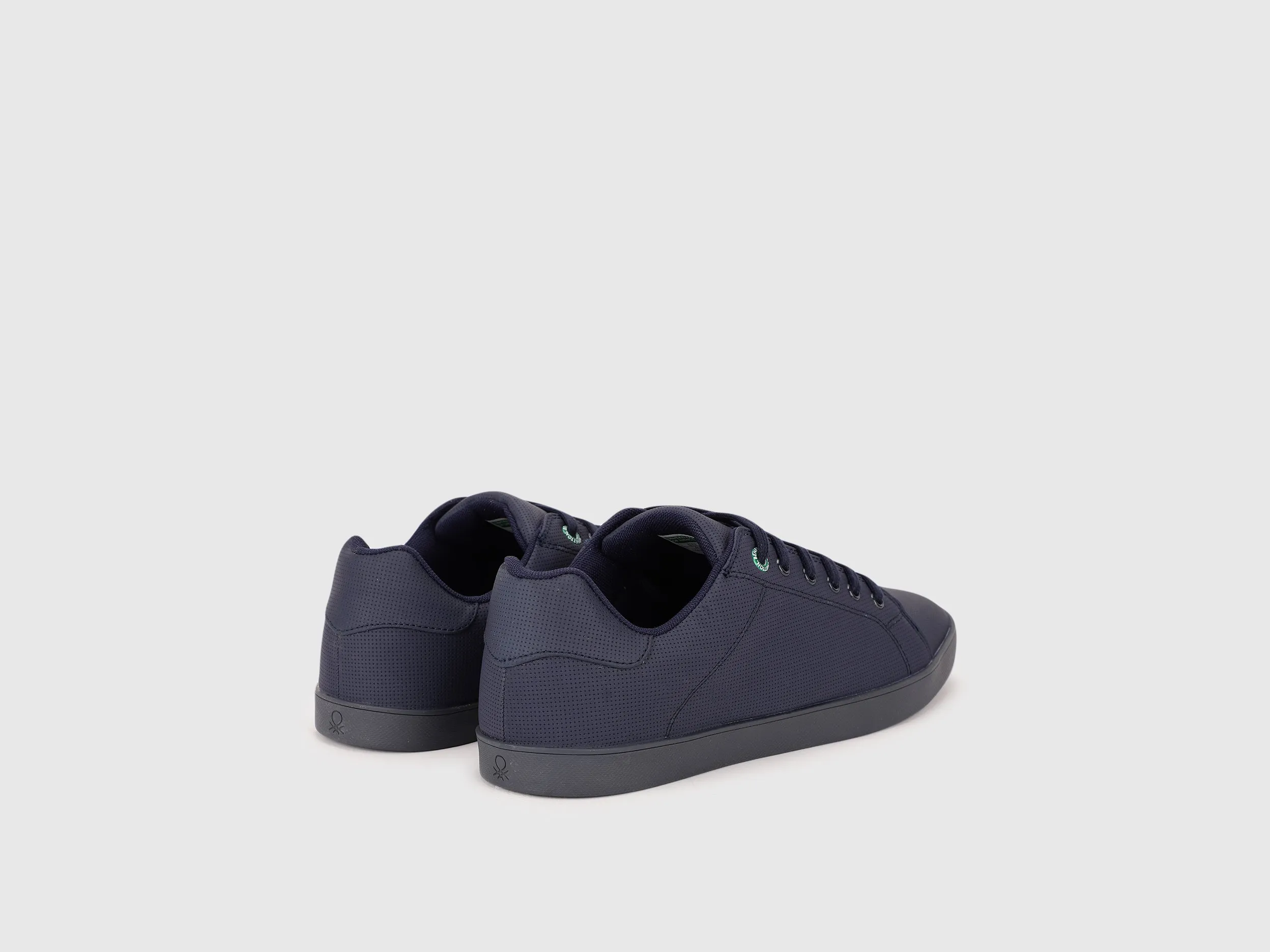 Solid Lace-Up Sneakers