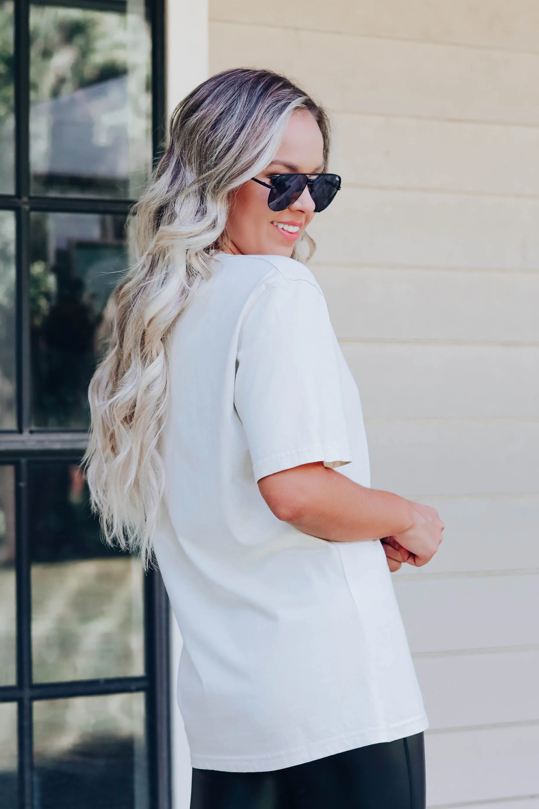 Stayin' Wild Graphic Tee - Bone