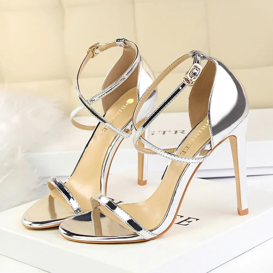 Stiletto Gladiator Pumps Stripper Summer Fetish Platform Shoes
