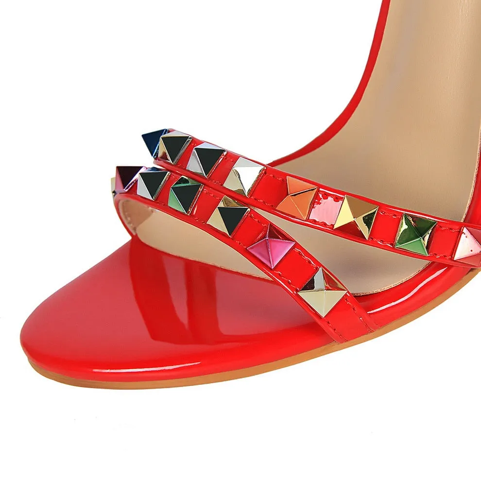 Stiletto Gladiator Pumps Stripper Summer Fetish Platform Shoes