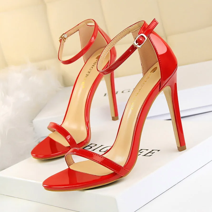 Stiletto Gladiator Pumps Stripper Summer Fetish Platform Shoes
