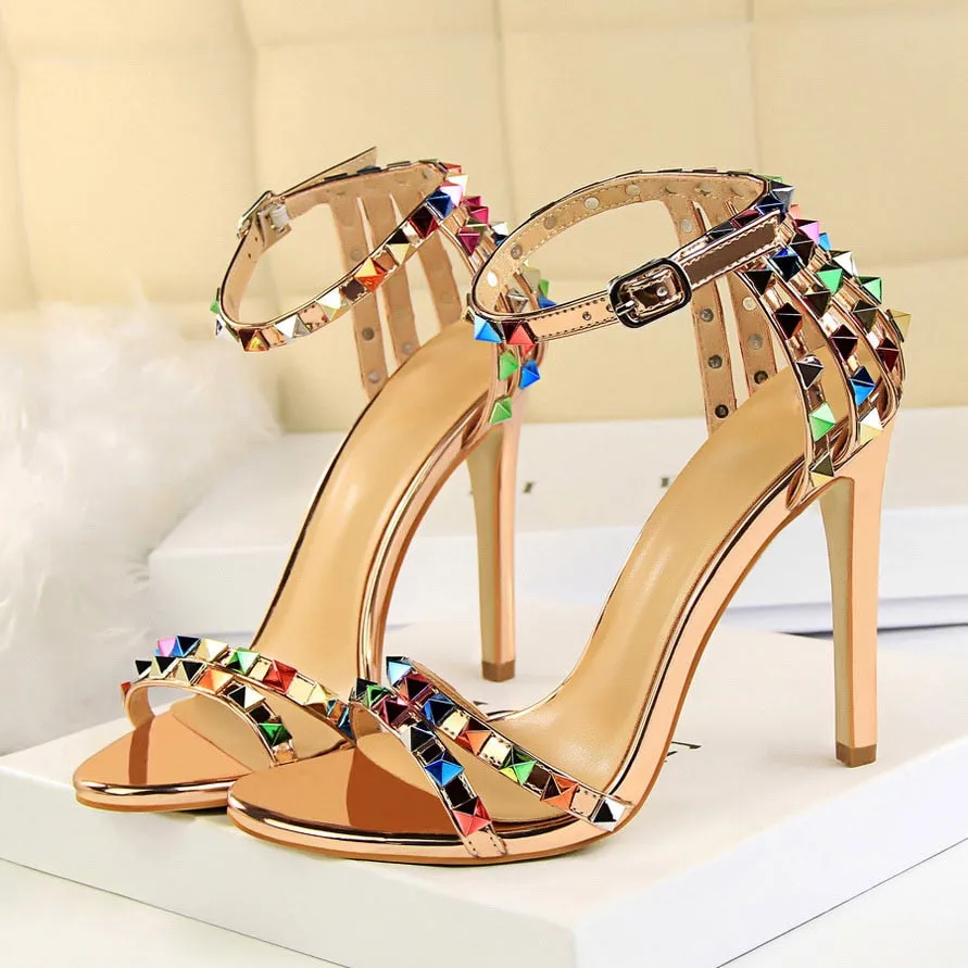 Stiletto Gladiator Pumps Stripper Summer Fetish Platform Shoes