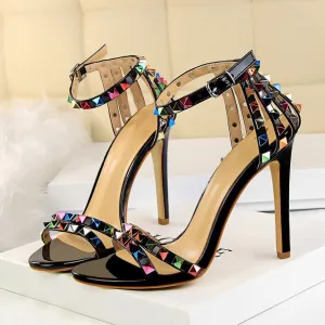 Stiletto Gladiator Pumps Stripper Summer Fetish Platform Shoes