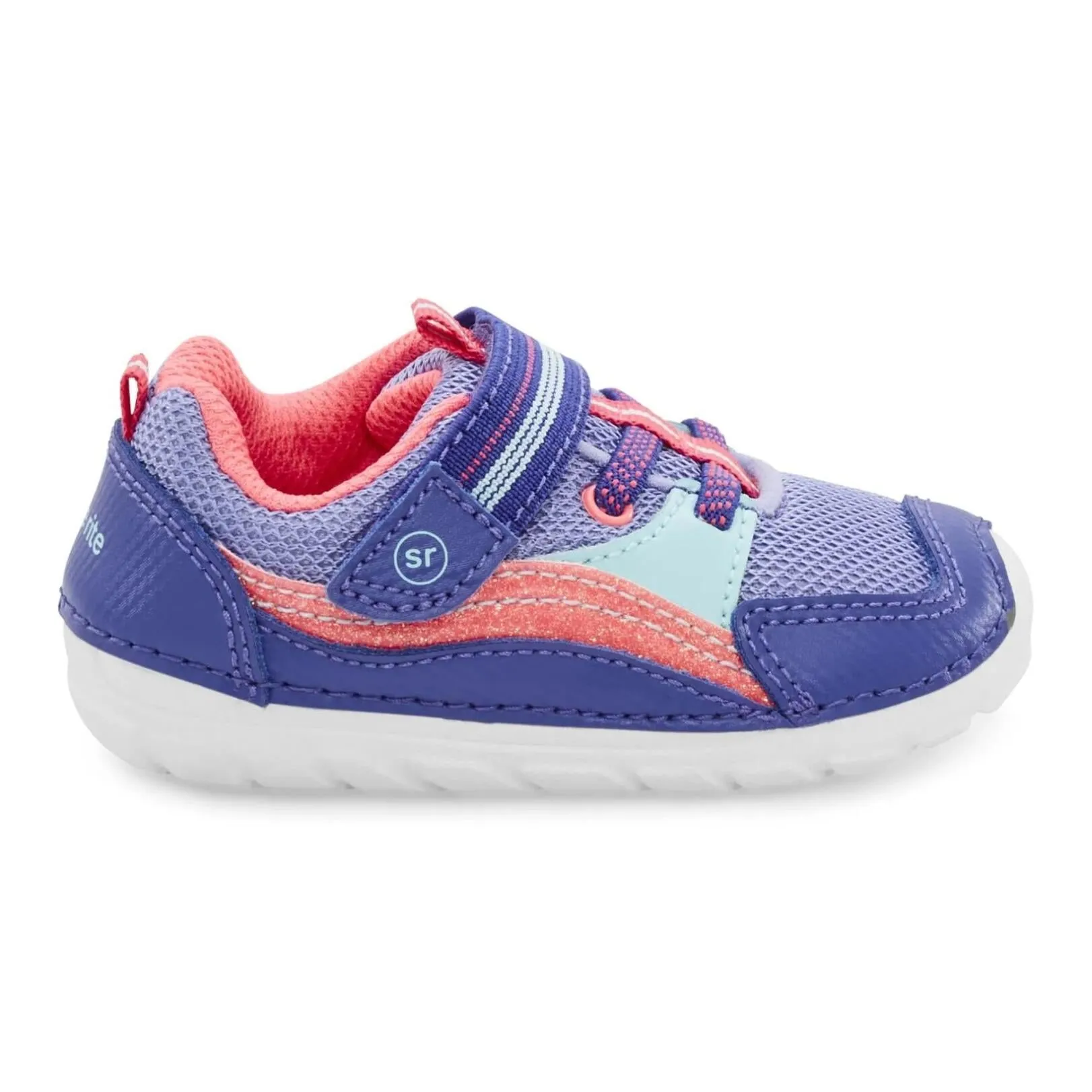 Stride Rite Girls Kylo Infant/Toddler Blue First Walker Shoes